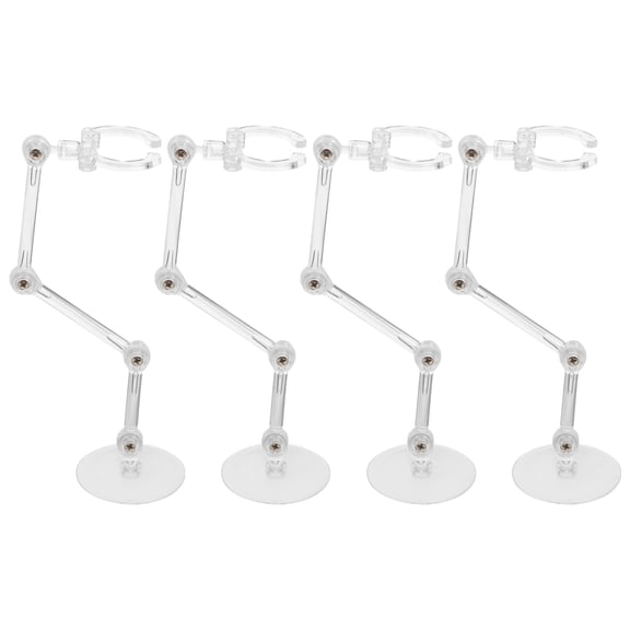 TAILTOSS Model Display Holder Action Figure Display Stand Plastic 4Pcs