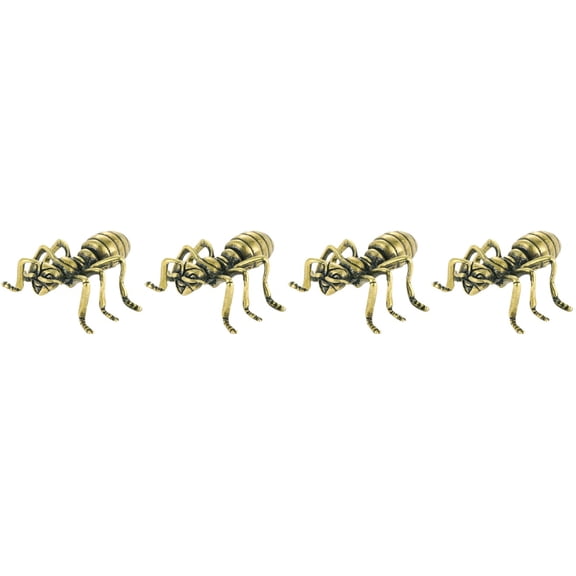 TAILTOSS Ant Figurines Fine Craftsmanship Tabletop Decor 4Pcs