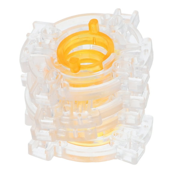 FRCOLOR 4pcs Round Restrictor Gate Joystick with Plastic Base for Game Console Transparent Base Round Retaining Ring Joystick Accessories