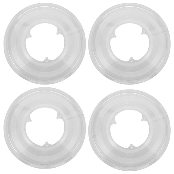 FRCOLOR 4pcs Bike Chain Guard Bike Wheel Spoke Protector Bike Spoke Cover Part Flywheels Cover For Mountain Bike Transparent Bike Spoke Protector