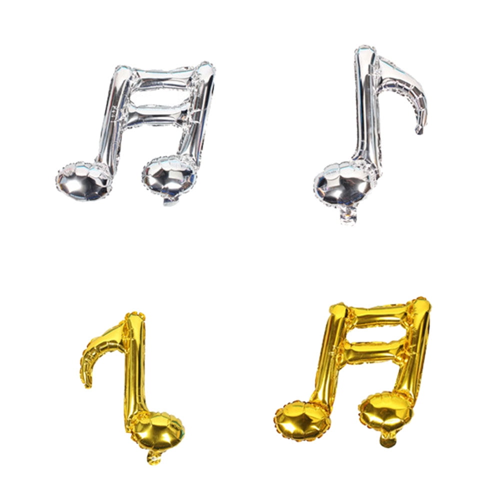 FRCOLOR 4pcs Birthday Party Decoration Aluminium Foil Balloons Musical ...