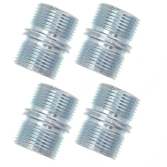 FRCOLOR 4pcs Carbon Steel Double Head Wardrobe Cabinet Shelf Support Nut Screw Pin Peg Set for 25.0 25.4