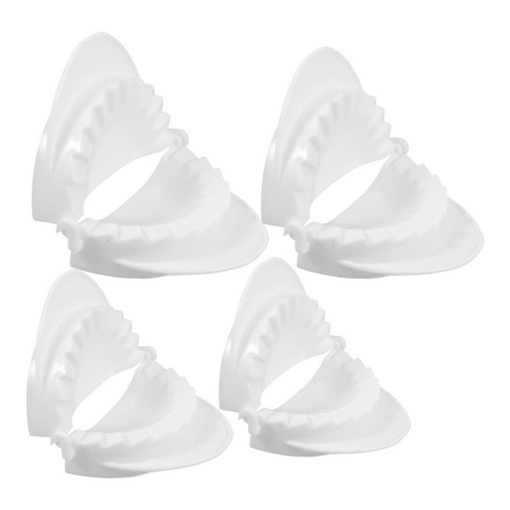 FRCOLOR 4pcs Dumpling Maker Set Kitchen Empanada Maker Press Mould Manual Baking Pastry Dumpling Skin Wrapper Mould For Kitchen