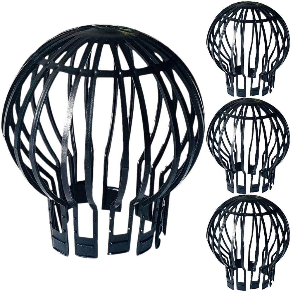 FRCOLOR 4pcs Gutter Downspout Screen Gutter Guards Gutter Drain Covers