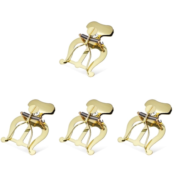FRCOLOR 4pcs Marching Band Flip Folder Clarinet Flip Folder Trombone Lyre Clip On Music Flip Folder
