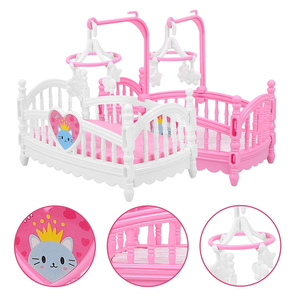 FRCOLOR 4pcs Miniature Dollhouse Furniture Set - Cute Cartoon Crib Decor  For Doll House, Assorted Colors, Abs Material, Perfect For Playtime And  Decoration - Walmart.com, image size:1002x1002