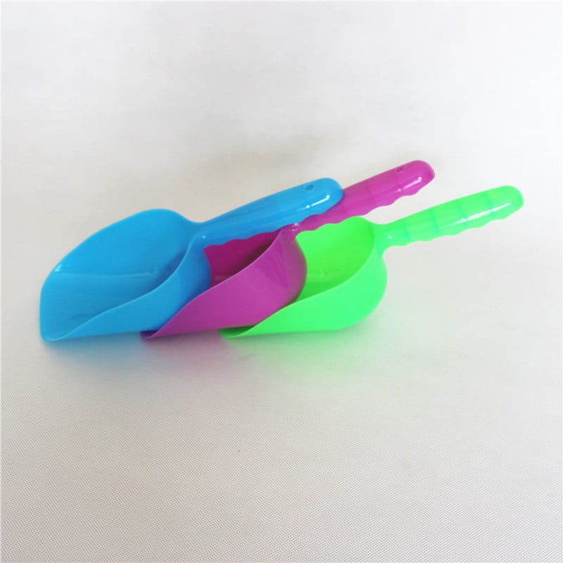 FRCOLOR 4pcs Outdoor Digging Beach Shovels Small Garden Shovels Plastic