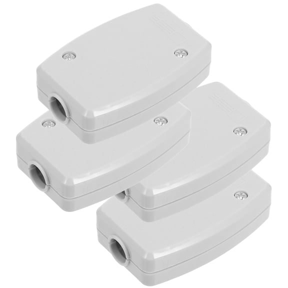 LABSERRON Plastic Wiring Terminal Box Connectors, 4 Pieces, Junction Box Accessories for Electrical Wiring