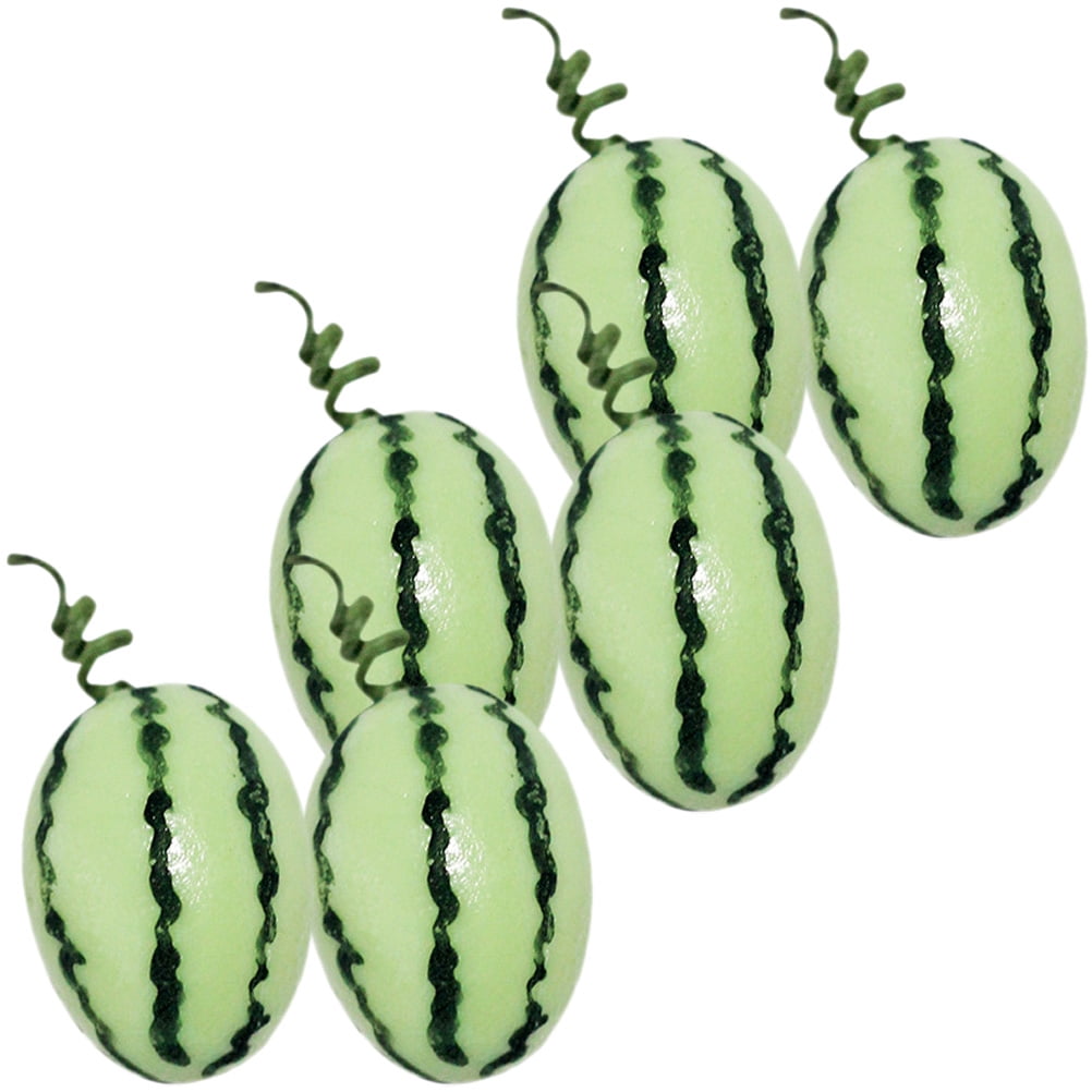 FRCOLOR 4pcs Realistic Watermelons Artificial Fruit Toys Tiny House ...