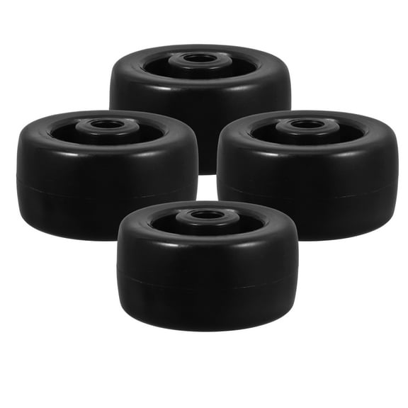 FRCOLOR 4pcs Replacement Wheels For Rolling Carts Plastic Replacement Rolling Trolley Replacement Wheels Rolling Cart Wheels (2 Inch)