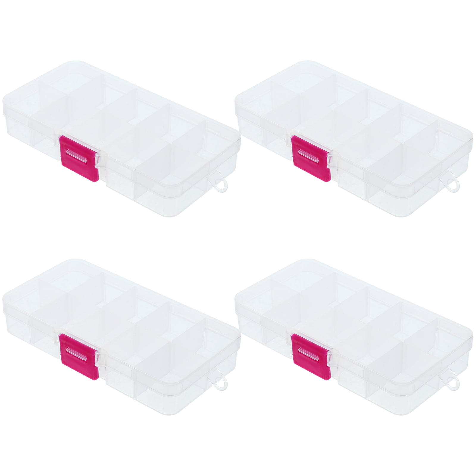 FRCOLOR 4pcs Small Storage Containers Plastic Boxes Small Container ...