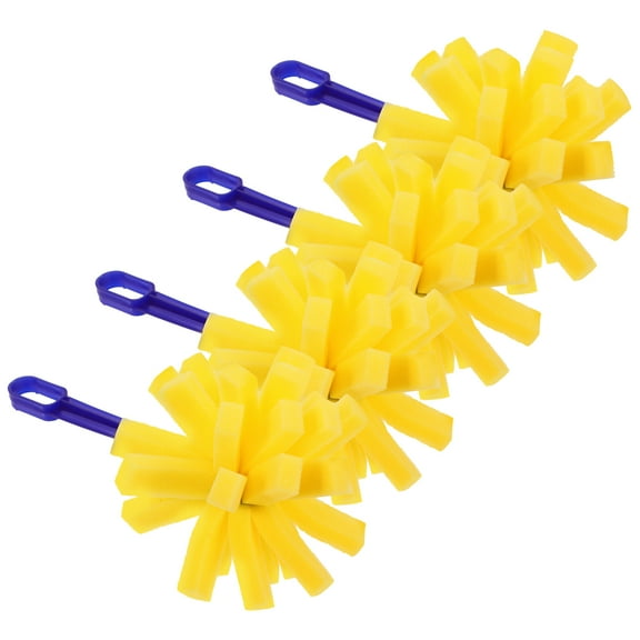WASHWEPE Craft Supplies Foam Brushes Sponge For 4Pcs 7.86X4.32X4.13In