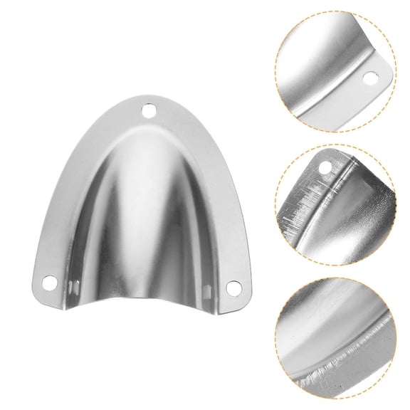 FRCOLOR 4pcs Stainless Steel Boat Vent Cover Universal Kayak Cable Cover Yacht Air Vent Cover Marine Vent Cover