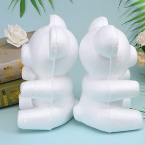 LABSERRON Heart Shaped Models Foam 4Pcs 5.9x5.3x4.2In