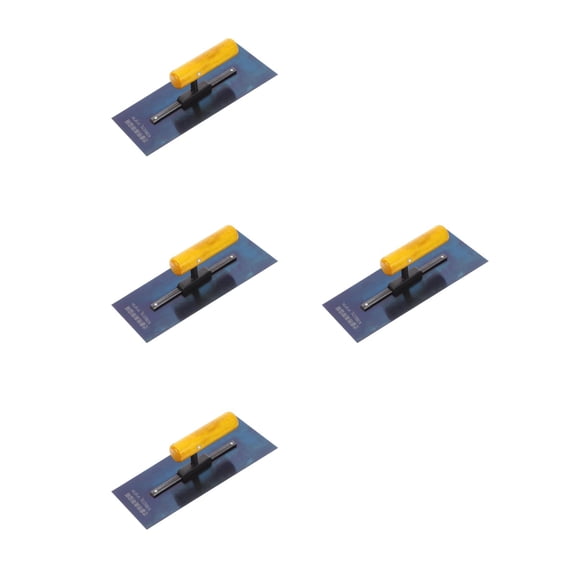 FRCOLOR 4pcs Carbon Steel Finishing Trowel With Wood Handle For Plastering And Concrete Portable Cement Trowel Trowel Concrete Tool Stable Finishing Trowel Tool