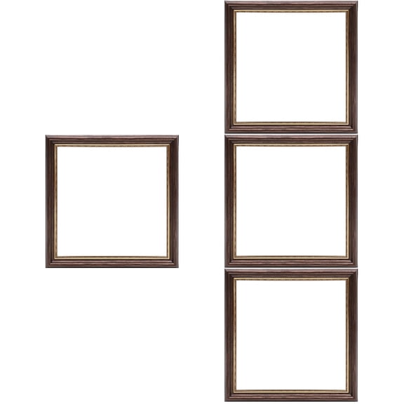 TAILTOSS Resin Canvas Floating Frame with Workmanship, 4Pcs