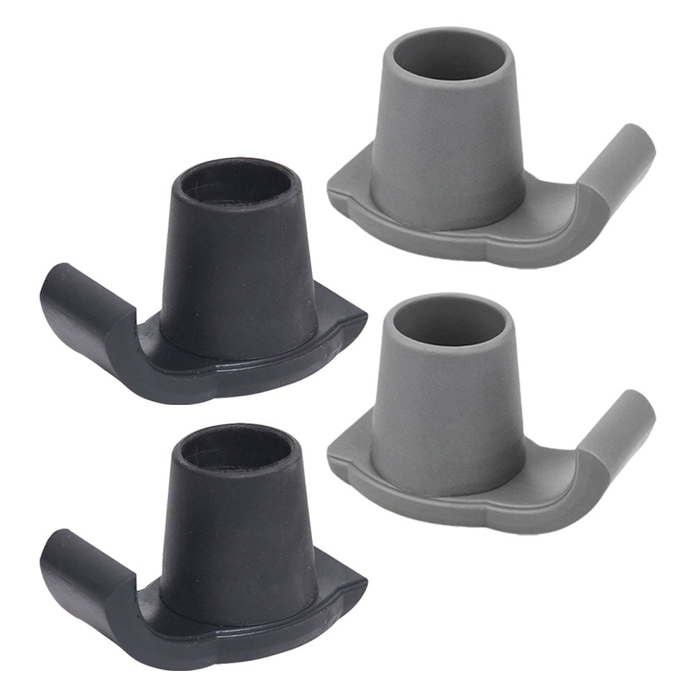 KAKOWELY Rubber Walker Feet Protectors for Seniors in Outdoor Activities 4Pcs