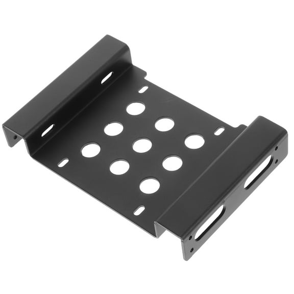 FRCOLOR  5.25 Inch to 2.5 Mounting Kit 3.5-Inch 5.25-Inch Front Bay Converter Tray Bracket Drive Black