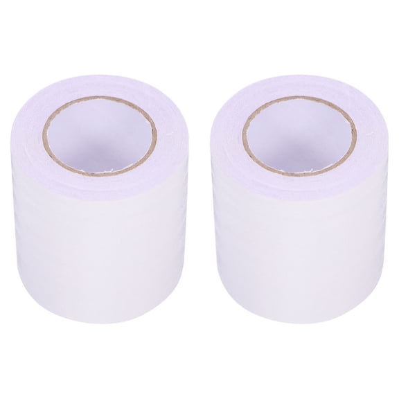 FRCOLOR 5 Cm x 500 Cm Peel and Stick Baseboard 2 Rolls for Indoor Decoration in White Wood Grain