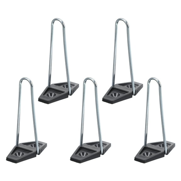 LABSERRON 5Pcs Black Photo Frame Holders for Desktop Display Support and Picture Frame Assembly