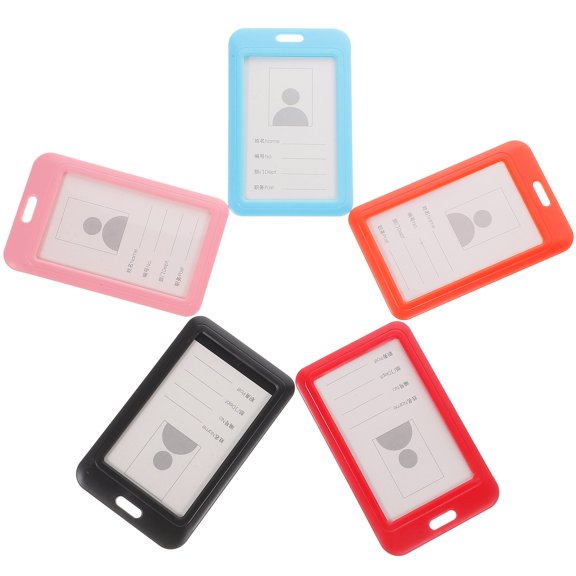 FRCOLOR 5 Pcs Badge Reel Nurse Credentials Holder Employee Cover Staff Work