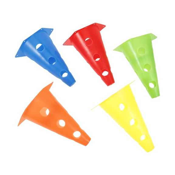FRCOLOR  5 Pcs Flag Bucket Traffic Cones Sports with Number Football