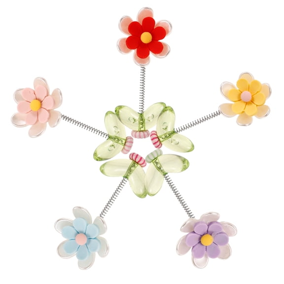 LABSERRON Mini Dashboard Decorations, Multi-Colored Plastic Set of 5, Compact 2.2x1x0.6in Car Accessories