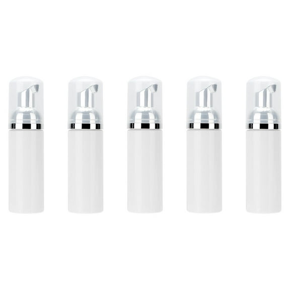 TAILTOSS 5-Pack Travel Foaming Dispenser Bottles for Shampoo, Body Wash, and Liquid Soap