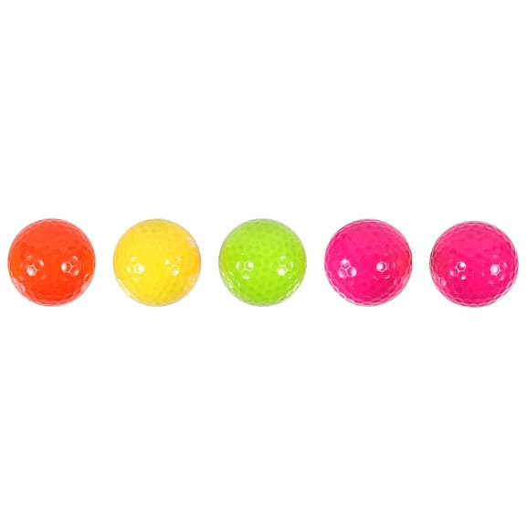 FRCOLOR 5 Pcs Net Golf Rainbow Alternative Golf Balls Child 4X4X4CM