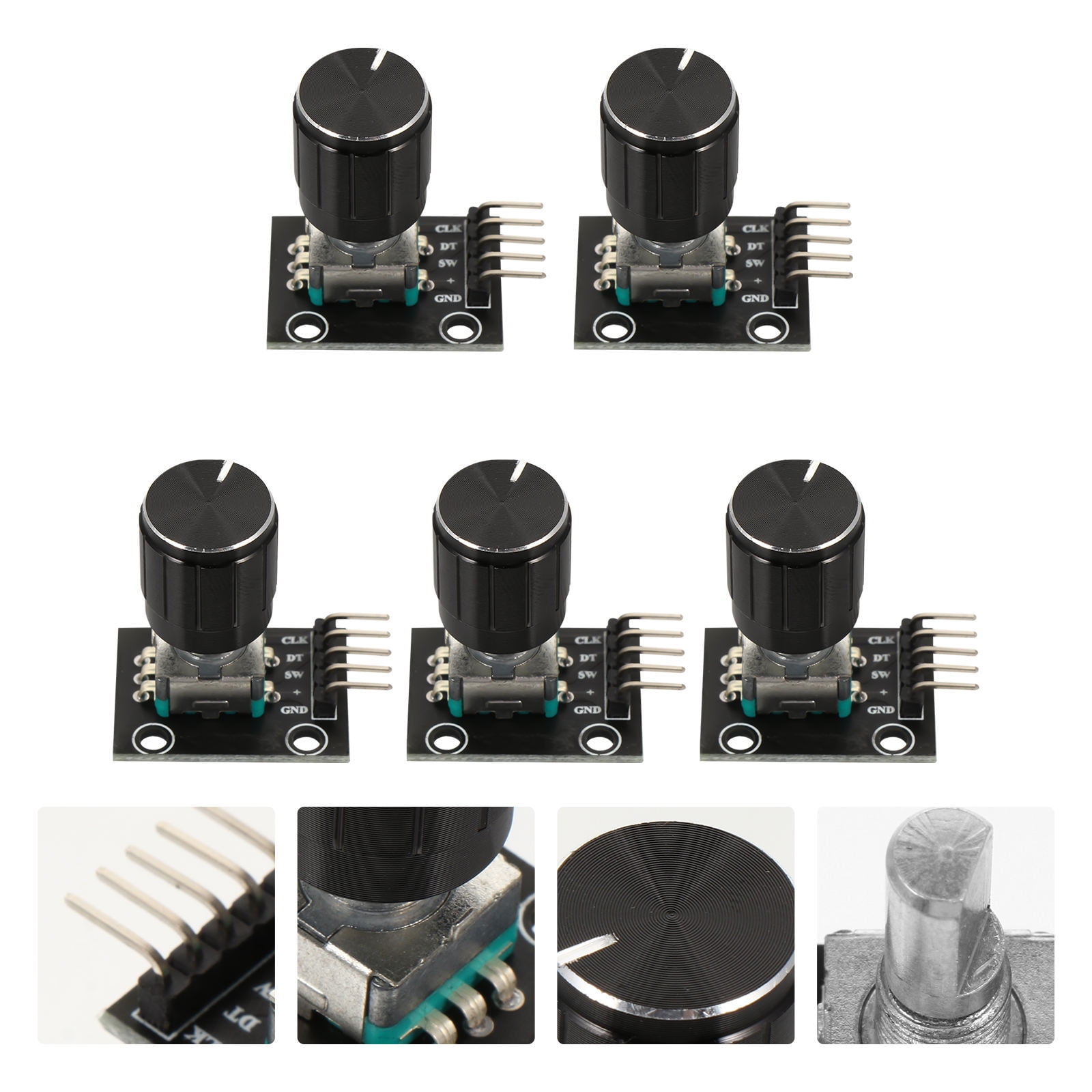 FRCOLOR 5 Pcs Rotary Encoder Module Potentiometer Circuit - Walmart.com