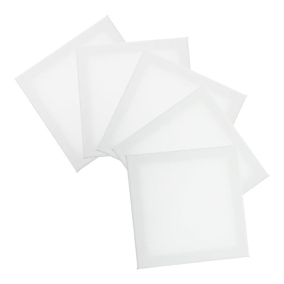 KAKOWELY Blank Painting Board White 5Pcs 8.0*8.0In