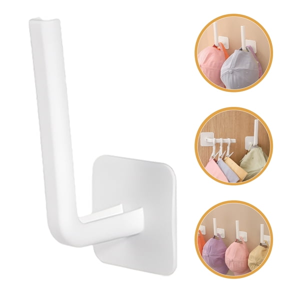 FRCOLOR  5 Pcs Wall Mount Hat Hook Hooks Adhesive Heavy Duty