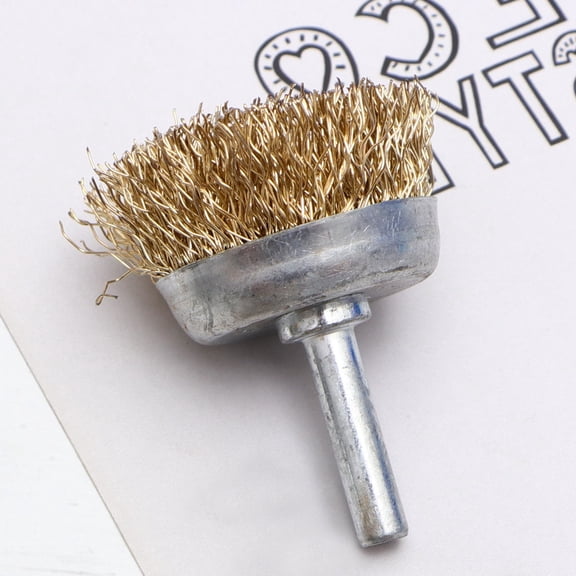 FRCOLOR 5 Pcs Wire Test Tube Brush Head Electric Drill Brush Head 5.00X4.00X4.00CM