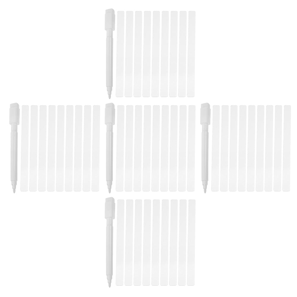 FRCOLOR 5 Set Blank Decor Plant Drip Tray Garden Marker Ground Insert ...