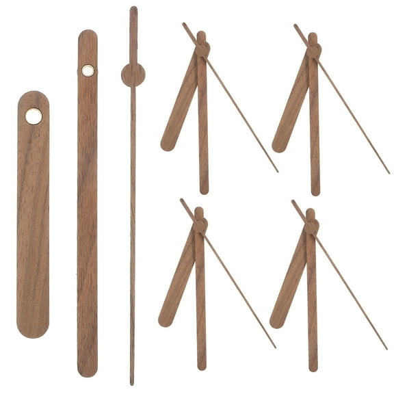 WASHWEPE Clock Hands Replacement Wood 5 Sets Diy Enthusiasts