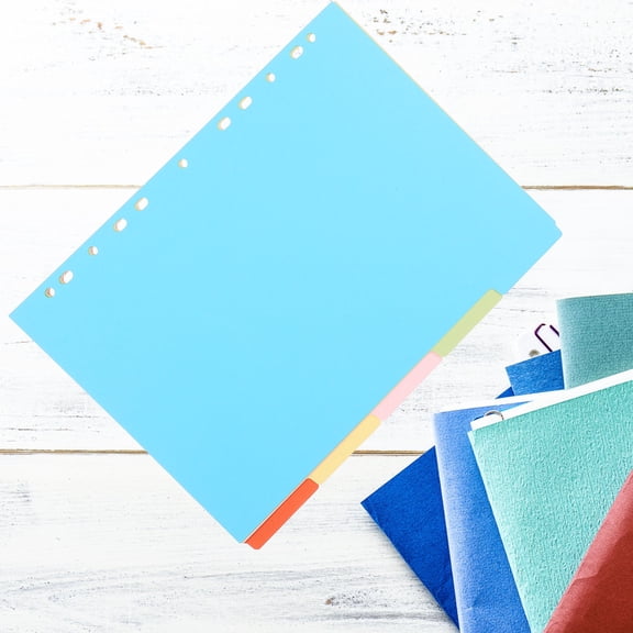 FRCOLOR 5 Sheets Creative Design Binder Dividers for Office and Study Use