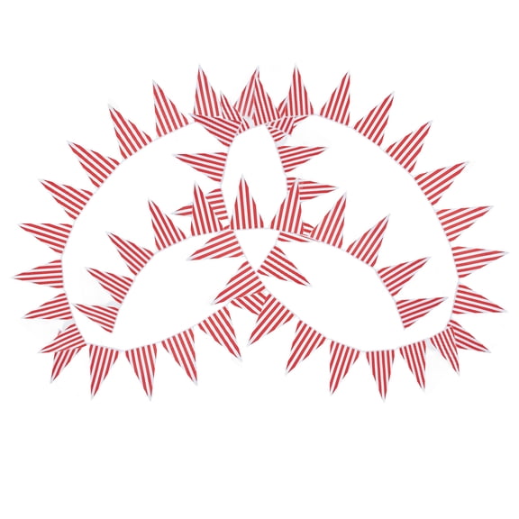 Circus Theme Party Supplies with Eyecatching Carnival Flags 5 Strings of Paper Decorative