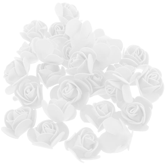 WASHWEPE Simulated Rose Model White 50Set 1.4X1.4in