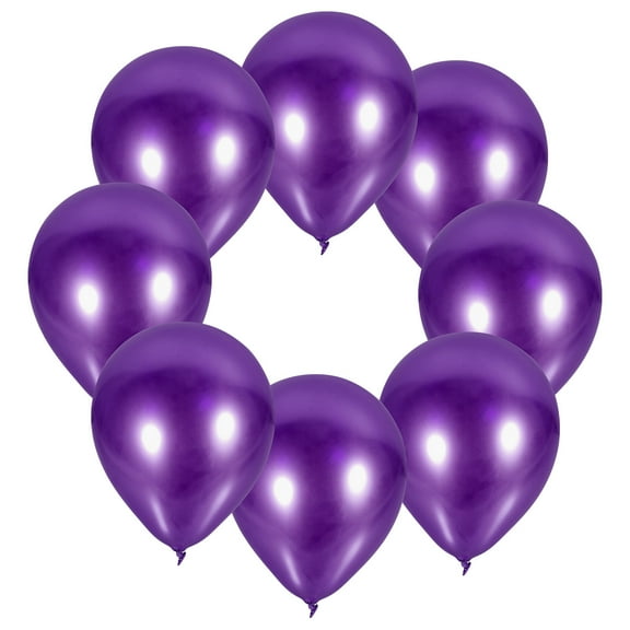 FRCOLOR 50 Pcs Colors Purple Happy Birthday Balloon Number Balloons Baby