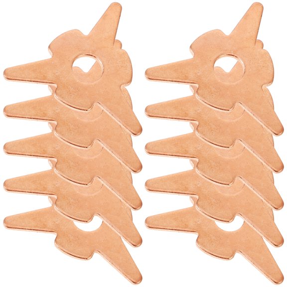 FRCOLOR  50 Pcs Dent Puller Welder Rings for Equipment Gazebo Inflatable Chocolate