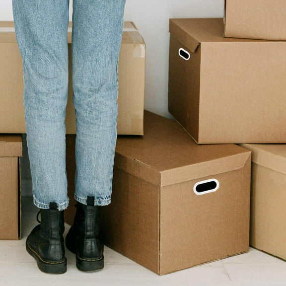 FRCOLOR 50 Pcs Handles Replacement Packing Boxes for Moving Cardboard