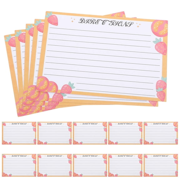 FRCOLOR 50 Pcs Kitchen Recipe Card Bride 15.00X10.50X0.10CM