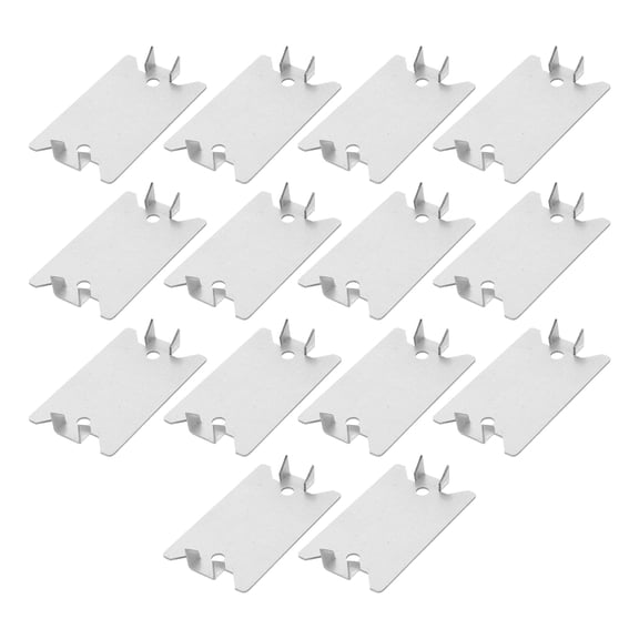 FRCOLOR  50 Pcs Nail Guard for Wire Cable Protection Plate Bulk The Automatic Grounding Electrostatic Silver