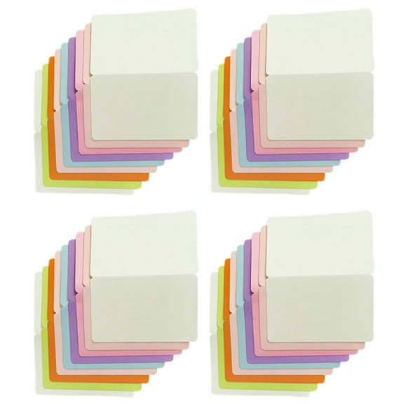 KAKOWELY Blank Greeting Cards Diy Greeting Card Assorted Color 50Pcs