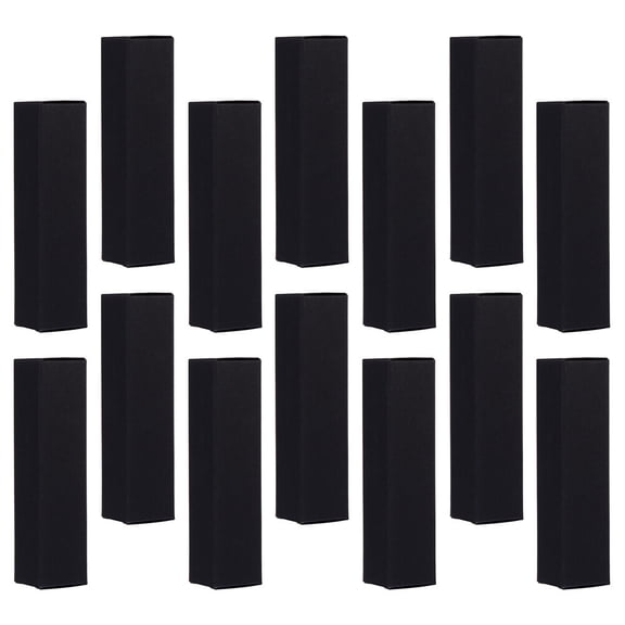 FRCOLOR 50 Pcs Perfume Package Cases Paper Lipstick Container Packaging Cosmetic Black