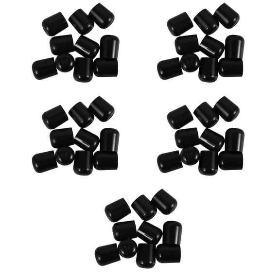 FRCOLOR 50 pcs Bar Stool Floor Protectors Chair Leg Tip Protectors Furniture Sliders for Hardwood Floors