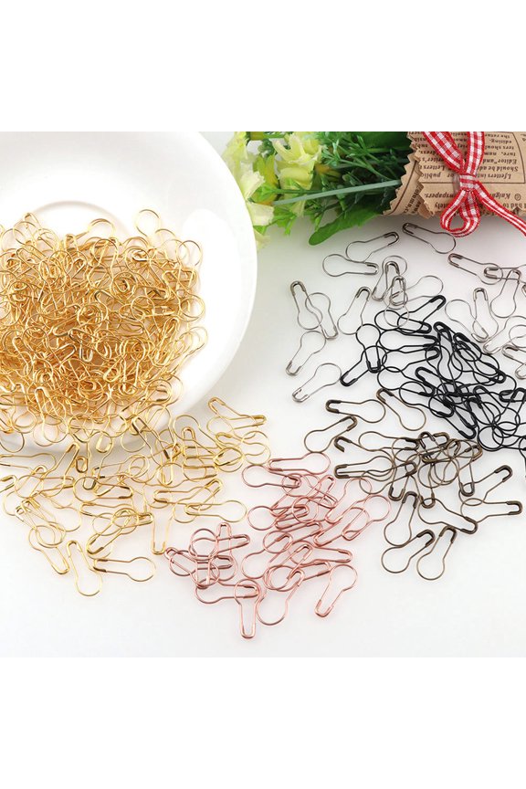 500 PCS Safe Pin for Clothes Creative Pins Gold Fashion Safety Bulk