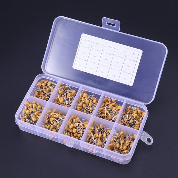FRCOLOR 500 PCS/Set Ceramic Capacitor Electrolytic Capacitors