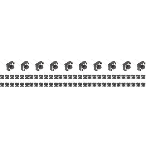 FRCOLOR 500-Pack Replacement Tactile Momentary Push Buttons for Electronics, Projects, and Device Repairs
