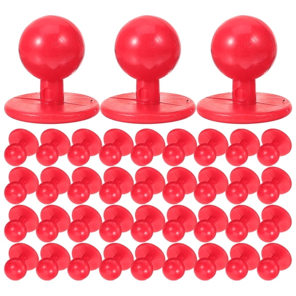 TAILTOSS Durable Red Plastic Buttons for Chef Coats and DIY 500Pcs